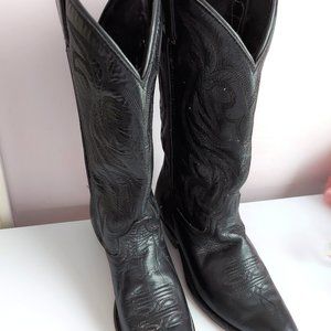 CODE WEST Hand Tooled Leather Cowgirl Boots  5M
